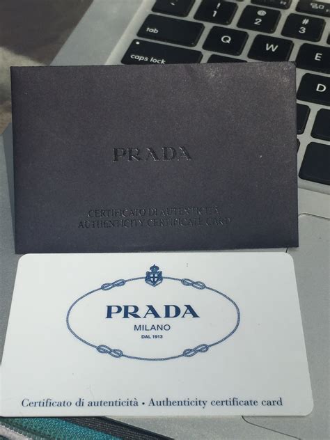 prada card of authenticity|prada real or fake.